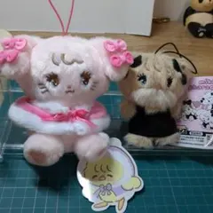 mikko characters ぬいぐるみマスコットセット　キャミー　ラテ