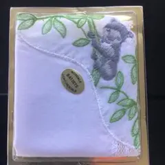 Rosedale バティスト ハンカチ コアラと葉の刺繍