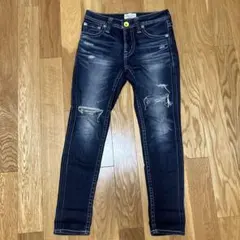 RODEO CROWNS ダメージスキニーデニム 26