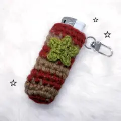 【୨୧ハンドメイド୨୧】 ライターケース リップケース キーホルダー 星のサムネイル