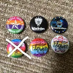 EXILE TRIBE缶バッチ