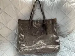 COACH コーチ パイソン柄 トートバッグ