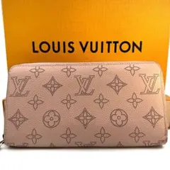 【ルイヴィトン】モノグラム マヒナ ラウンドファスナー ジッピーウォレット
