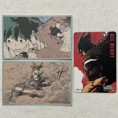 僕のヒーローアカデミア ヒロアカ 原画展 緑谷出久 オールマイト 3点セット