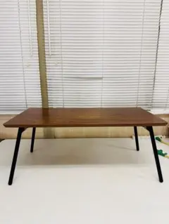 折れ脚テーブル 机 ちゃぶ台 おにぎり型 75×65 - メルカリ