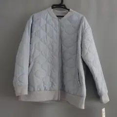 【新品】ライトブルー キルティング ジャケットMサイズ