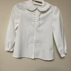 CHOPIN®deux フリル襟 長袖シャツ 130