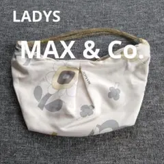 【MAX&Co.】ポーチ 花柄 ゴールドハンドルのサムネイル