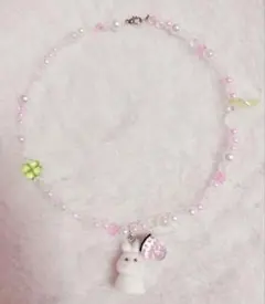 幸せいちごネックレス ハンドメイド 姫系 ロリータ フェアリーグランジ 
