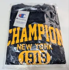 チャンピオン半袖トレーナー カレッジプリント ショートスリーブスウェット紺XXL