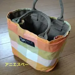 agnès b. 布製 ミニトートバッグ リバーシブル