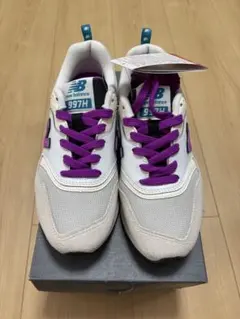 新品★★New Balance 997H ホワイト/パープル 23センチ