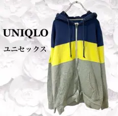 ユニクロ『UNIQLO』Y2K ジップ パーカー 【XL】マルチカラー