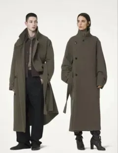 25AW LEMAIRE wrap coatラップコート XS - メルカリ