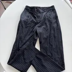 ネイビーストライプ スラックス
