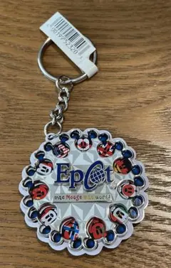 新品タグ付きディズニーワールドEpcot ミッキーマウス　キーホルダーキーリングのサムネイル