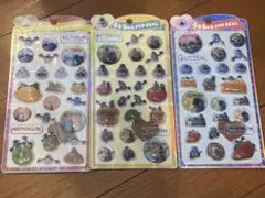 正規品　うるちゅるポップシール　パペットスンスン　3種セット