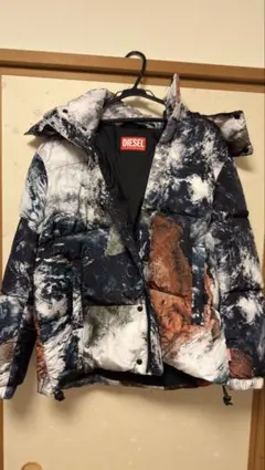 DIESEL 定価11万 ジャケット カモフラ柄 ファー襟 - メルカリ