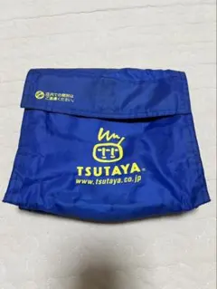 TSUTAYA ツタヤ レンタルバッグブルーエコバッグレア 希少のサムネイル