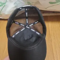 AMIRI ブラックキャップ ロゴ刺繍