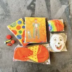 ピエロ コスプレ フルセット 大人用 仮装 パーティー 余興 小物付 即使用OK