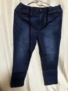 しまむら カジュアルデニム LLサイズ ダークブルー