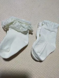 ベビー靴下2足セット　7〜9cm