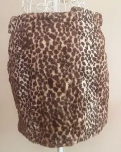 ★ビンテージ★MICHICO★コシノミチコ★レオパード柄★ヒョウ柄★ミニスカート