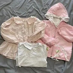 ZARA ジャカディフリル付きジャケット 3-4歳セット