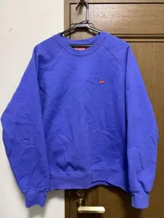 Supreme Small Box Raglan Crewneck Violet