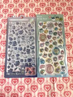 たまごっち プチドロ ボンボンドロップ シール よるねこ オリジナル ディズニー