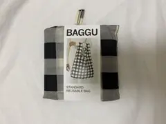 BAGGU バグゥ STANDARD BAGGU ブラック ホワイトチェック