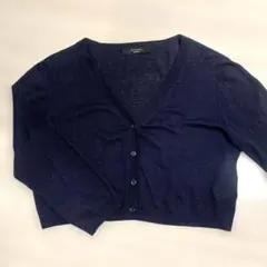 Weekend Max Mara ネイビー カーディガン 五分袖 サイズFのサムネイル