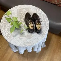 ダークブラウン レザー オックスフォードシューズ