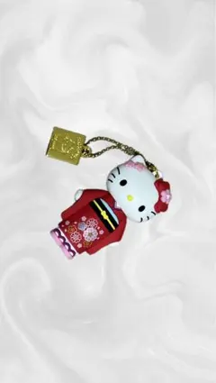 ハローキティ 着物 キーホルダー