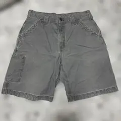 【Carhartt】カーハート ワークショーツ グレー 古着 ダック地