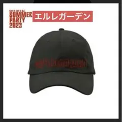 ELLEGARDEN キャップ 刺繍ロゴ ブラック