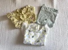 夏服まとめ売りTシャツ 110cm 女の子　キッズ　花柄　レース　リボン