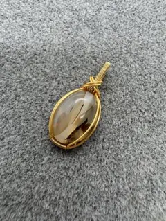 モンタナモスアゲート　ペンダントトップ　天然石