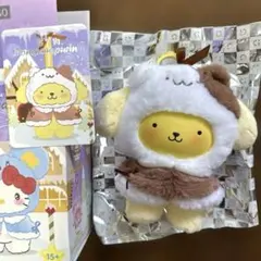 minisoサンリオ ケープシリーズ マスコットホルダー ポムポムプリン 新品