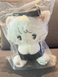 mikko BLACK RIBBON BIGぬいぐるみ 　ムース