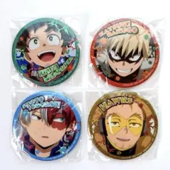 僕のヒーローアカデミア ホログラム缶バッジ GIGO 4種セット