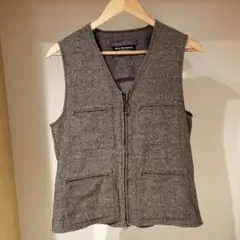ヘリンボーンツイード ベスト