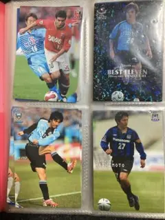 １９９８年前後のポテトチップス付録 サッカーカード