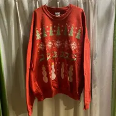 JERZEES クリスマススウェット 2X レッド