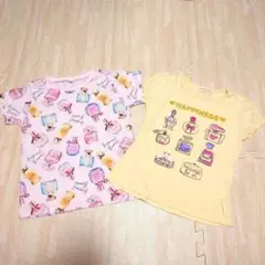 女の子♡Tシャツ♡2枚セット♡香水♡120