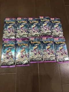 新品未使用　ポケモンカード　バイオレットex 10パック　ポケカ　スカーレット