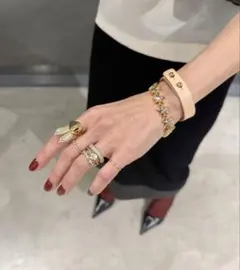 chieko+ POPUP ノベルティ レザーバングル