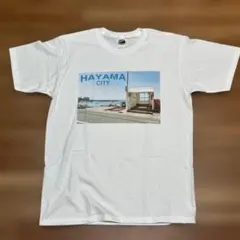 HAYAMA CITY フォトプリント Tシャツ ホワイト Lサイズ