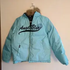 Angel Blue リバーシブル水色ダウンコート